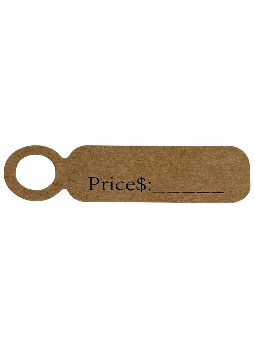 Tags Price 2”x.5” Kraft Paper 100ct